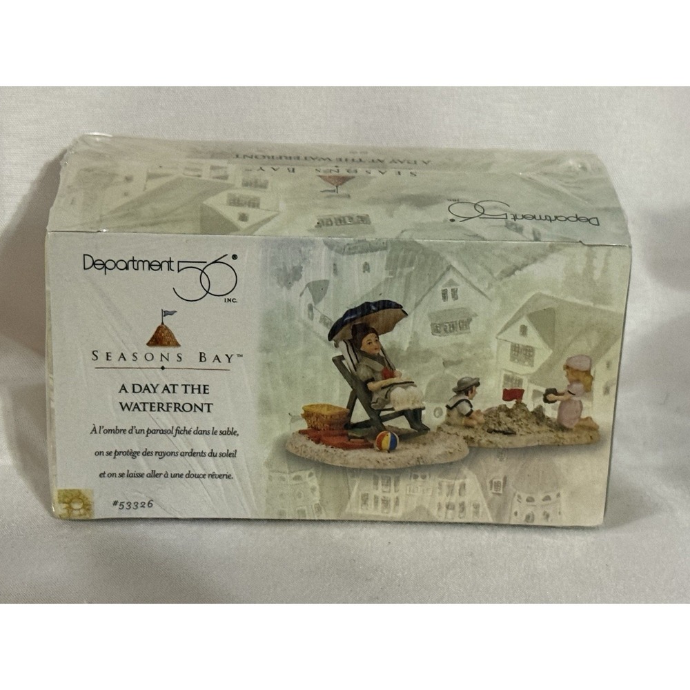 Vintage Department 56 Seasons Bay Waterfront Figurine #53326 Vintage Sealed 1998